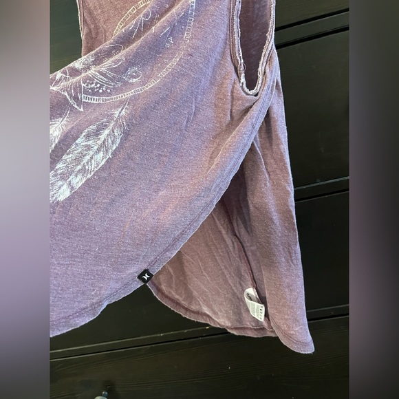 Hurley Flowy Distressed Tank Top XS NWOT - Picture 4 of 4